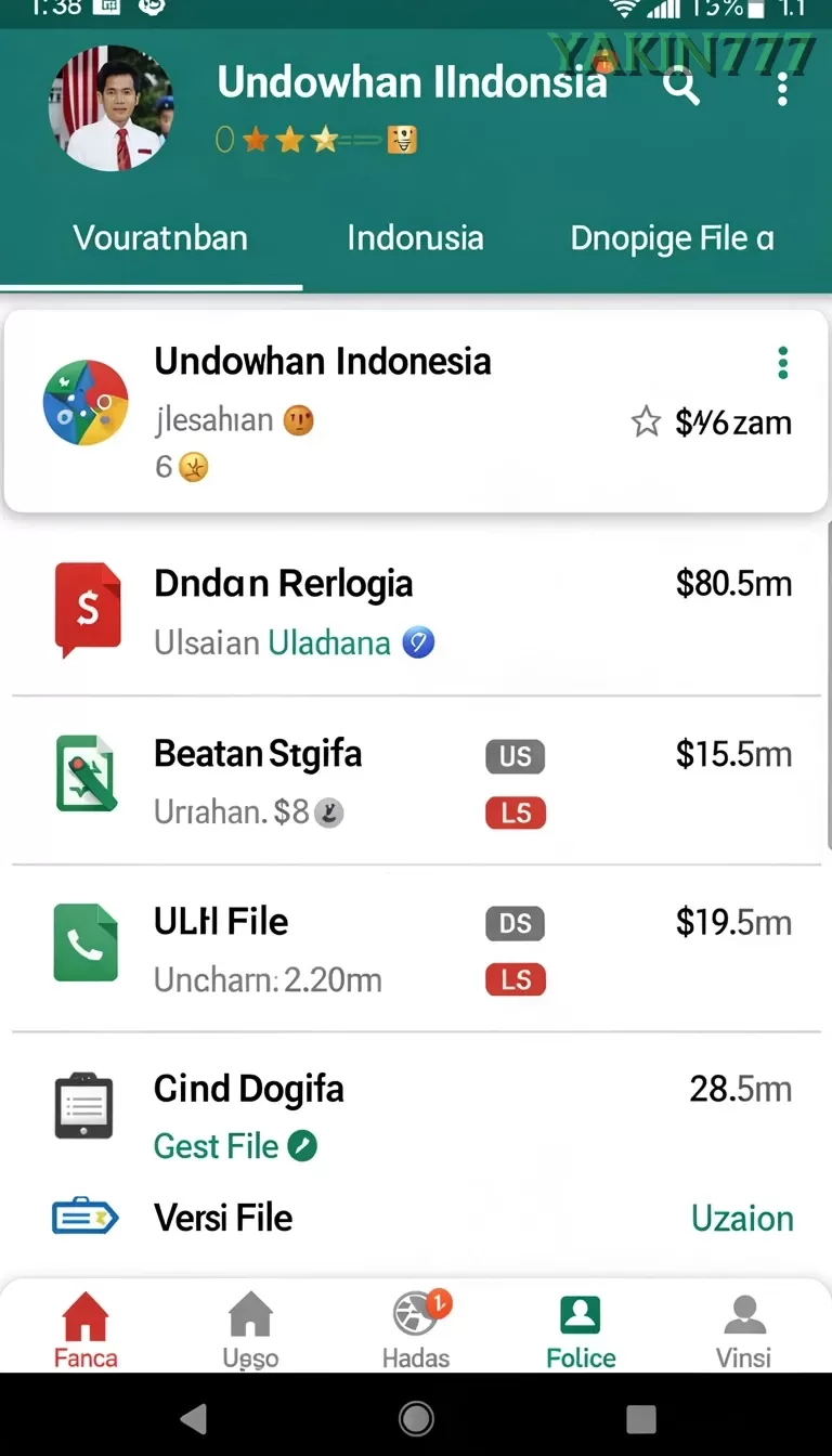 Cuplikan layar RK55 — pengaturan akun
