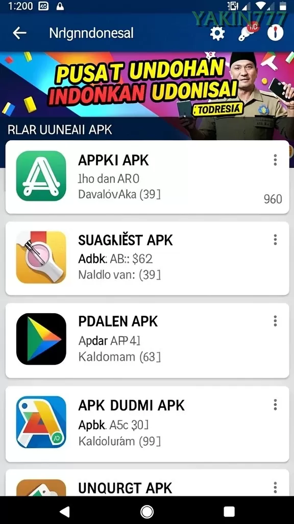 Cuplikan layar PLANET77 — halaman utama